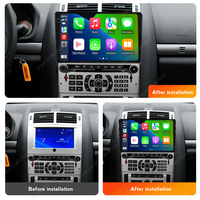 MEKEDE MS Android 12 8core 8 + 128G subwoofer pour PEUGEOT 407 2004-2011 4G WIFI DSP RDS 360 caméra colling ventilateur commande vocale voiture g