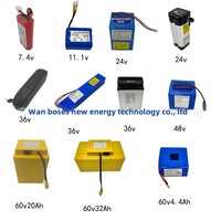 Batterie de fauteuil roulant 24V 10Ah 12Ah, batterie lithium-ion rechargeable pour scooter de mobilité, fauteuil électrique, BMS intelligent, CE UN38.3