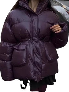 Giacche Imbottite Semplici da Donna, Vendita Migliore, Cappotti <span class=keywords><strong>Invernali</strong></span> Casual Spessi e <span class=keywords><strong>Caldi</strong></span> con Zip Oversize - Product Image 6