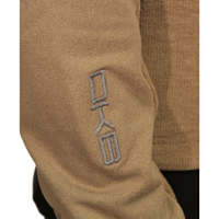 ELBRUS grande taille polaire homme coupe-vent à capuche col montant hiver automne manteau broderie fermeture à glissière enduit tricoté Polyester