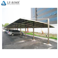 Structure de carport en acier léger pour la construction en Chine avec services de soudage et de pliage, conception personnalisée