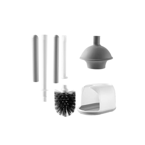 Ensemble de brosse à piston et cuvette de toilette domestique support combiné pour piston de toilette nettoyage brosse de salle de bain outils de nettoyage - Product Image 4