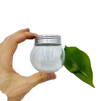 Pot en plastique transparent avec étiquette cosmétique, personnalisé, noir mat, 6 onces, 10g, 4 oz, blanc, rose, 150g, 10ml, 400 ml, 16oz