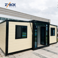 ZYBOX - Casa Contenedor Expandible Personalizada de Gran Tamaño, Aislamiento Ecológico, Móvil, de 30 Pies, Fácil Instalación