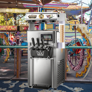 VEVOR-Machine automatique en acier inoxydable pour crème <span class=keywords><strong>glac</strong></span>ée, nouvelle technologie pour lait frais, eau, glace, crème <span class=keywords><strong>glac</strong></span>ée - Product Image 3