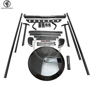 Kit extérieur complet en fibre de carbone sèche, finition brillante, tissage sergé, pour Mercedes Benz G Wagon W464 G500 G580 G63 2025, couvre-roue arrière - Product Image 1