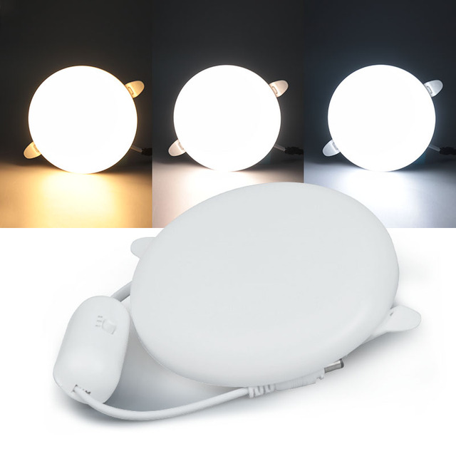 Good Material Suspended Aluminum LED Panel Lights 3CCT Indoor Surface 18W Power 4000K 3000K Color Temperatures ROHS Certified