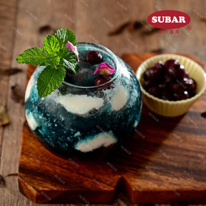 Jarabe concentrado de arándanos frescos y ricos para té de burbujas, bebidas frías y postres. - Product Image 2