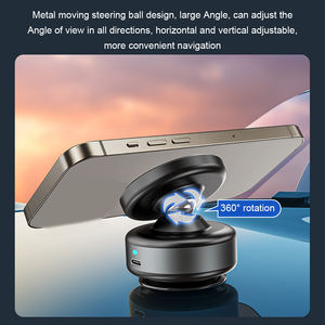 Boneruy X90 Flexível Dupla Sucção Automática Vacuum Phone Stand Simplesmente Lugar Carro Sucção Elétrica Mobile Phone Mount - Product Image 2