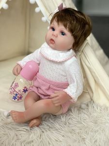 Poupée Reborn en tricot oscillante, style Hanfu Bique Piggie Unanan Weird Flat Chest Choso Sennby Cosplay Gwen Totoro, en mousse Bardy - Product Image 4