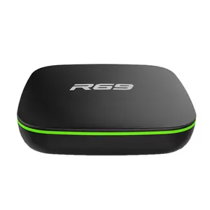R69 H3 smart set-top box OEM android tv box Android 7.1 smart tv 4k Multimedia Player Supports 24 Languages