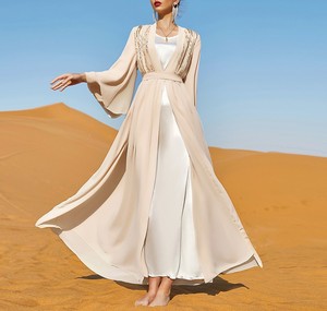 Mới Nhất Loại Giá Bán Buôn Dubai Hồi Giáo Khimar Jilbab Phụ Nữ Cầu Nguyện Hijab Abaya Dài Ăn Mặc Hồi Giáo Quần Áo - Product Image 4