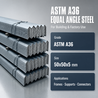 Profilé en acier cornière ASTM A106/A53/A36 Q235B Q345B Q355B pour la construction de charpentes et la fabrication