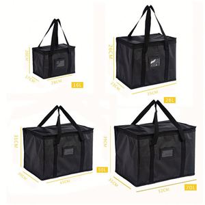 Sac isotherme pliable pour livraison de repas, sac à lunch thermique souple et imperméable pour pique-nique, idéal pour le transport de pain et pizzas en extérieur - Grande Vente - Product Image 5