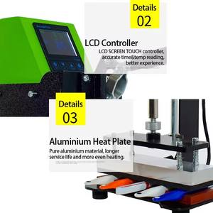 10IN1 โลโก้ที่กําหนดเองราคาถูกระเหิดพลาสติกจุดสีสันปากกาโลโก้การพิมพ์แกว่งออกไปเครื่องสําหรับธุรกิจขนาดเล็ก - Product Image 6