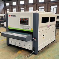 Mesin Penggiling Permukaan Logam 1300mm Mesin Pemoles Profil Aluminium