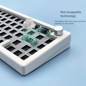 Kit de clavier mécanique personnalisé <span class=keywords><strong>GMK67</strong></span>, clavier à structure Gasket, rétroéclairage RVB, sans fil BT 2.4G, échangeable à chaud, 3 modes - Product Image 5