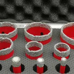 Royal Sino 12Pcs M14 Gewindes chaft Vakuum gelöteter Multi Diamond Core Bohrer Lochs äge Kit für Glaskeramik