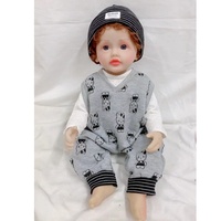 Muñeca Reborn Realista Samlok LH TOYS 2025, 30-50cm, Totalmente de Vinilo y Silicona, Personalizable, Afroamericana, Unisex, Articulada, Suave, Modelo de Juguete