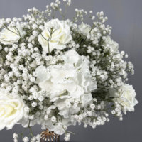 Composition florale artificielle personnalisée de 40 cm, 50 cm, 60 cm, 70 cm, bleue, pour centre de table de mariage, arrangement floral en soie fait main, boule de fleurs pour table de mariage