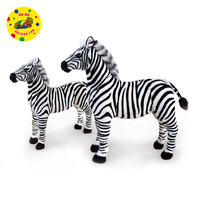 Animal cheval en peluche réaliste, jouet en peluche debout pour cadeaux, vente en gros