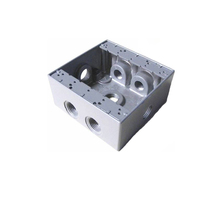Boîte de jonction en aluminium moulé 2 gangs 3/4"*6 trous (TGB62/TGB62X)