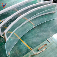 Piscine transparente de luxe pour 8 à 12 personnes avec paroi en acrylique transparente/sol en acrylique/fenêtre en acrylique, piscines rondes incurvées