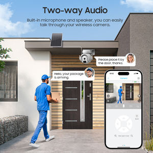 Batteria inclusa fotocamera solare 4G solare esterna a circuito chiuso <span class=keywords><strong>TV</strong></span> 3MP HD PTZ <span class=keywords><strong>Camera</strong></span> - Product Image 5