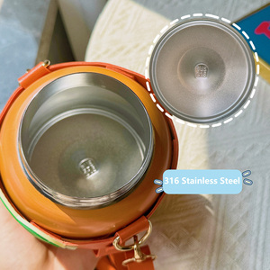 Bouteille d'eau en acier inoxydable pour les sports scolaires Mignon enfants filles garçons nouveau dessin animé chien flacon à vide tasse tasse isotherme - Product Image 6