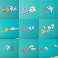 Matrices de découpe en acier pour la fabrication d'albums de cartes DIY personnalisés, artisanat du papier, pochoirs métalliques, gaufrage, découpe, modèle en acier avec technique de moulage