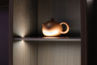 Éclairage LED pour vitrine, lumière linéaire en aluminium pour panneau en bois de 12 mm, éclairage bidirectionnel pour armoire YB4002-44-1