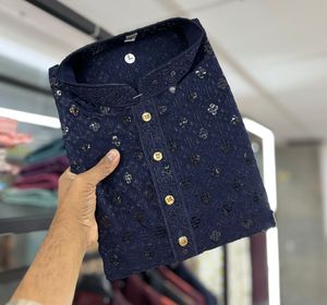 ชุดนอนแบบกูร์ตาสำหรับผู้ชายอินเดีย - Product Image 2