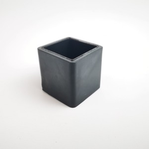 <b>Square</b> <b>Pipe</b> Plug 20x20mm Black Stainless Steel Rigid Conduit Fitting Protective Sleeve - Product Image 2