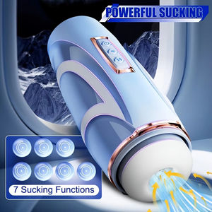 4in1自動男性用オナホール、発音機能付き、7つの吸引、7つの突き出し、10種類の振動モード搭載、男性用セックス玩具 - Product Image 6