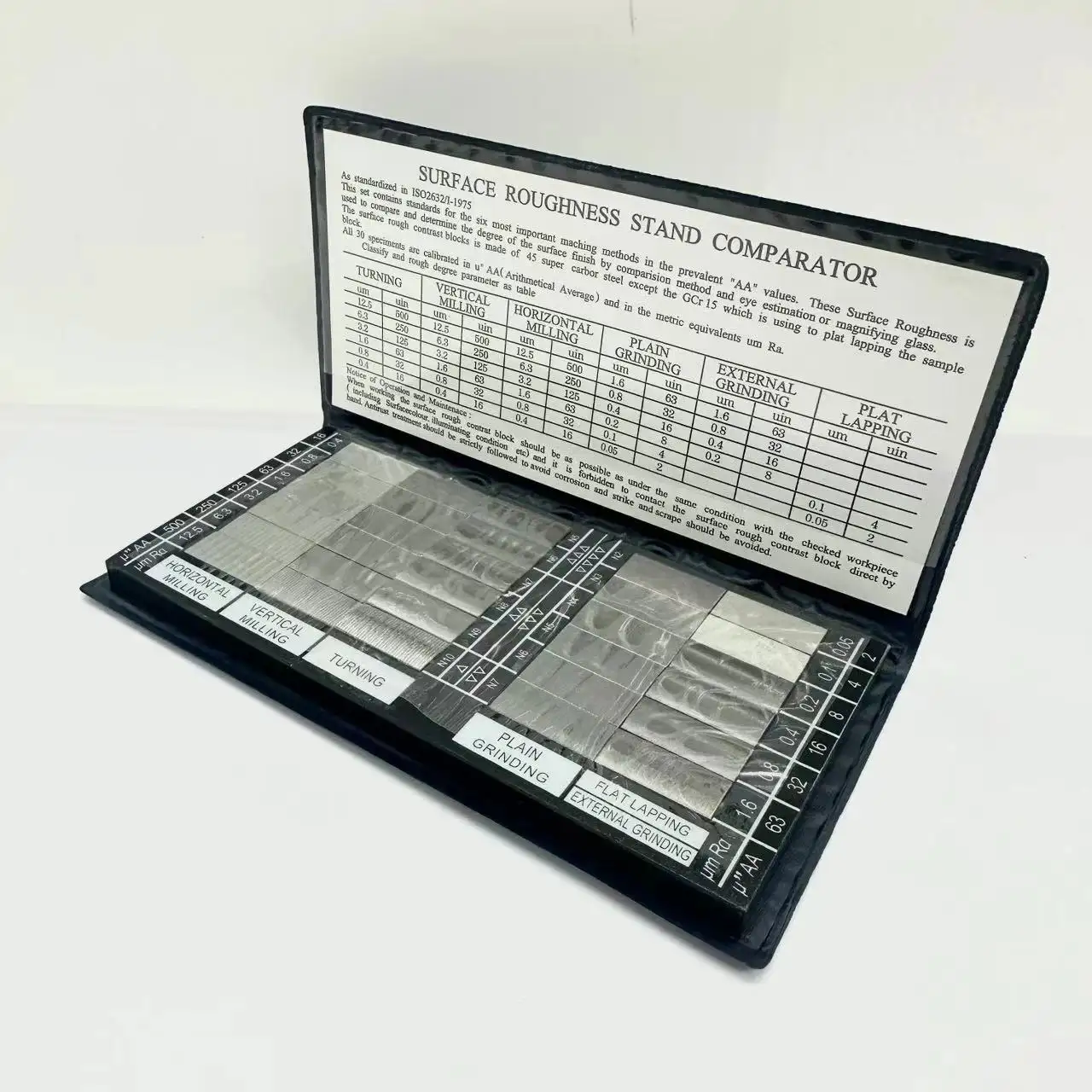 Surface Finish Roughness Comparator