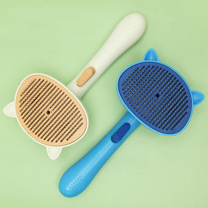 หวีสำหรับสัตว์เลี้ยงแมวหวีดีไซน์น่ารักลบด้วยปุ่มเดียว - Product Image 5