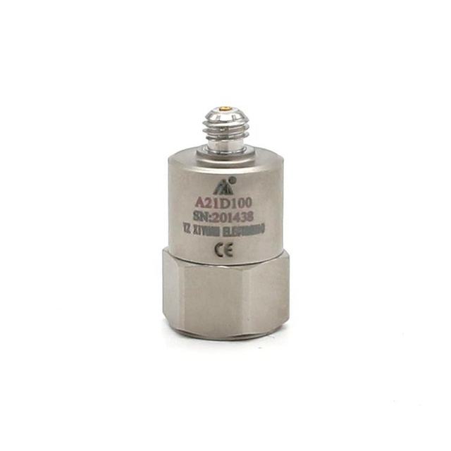 IEPE Vibration Accelerometer with 100mV/g Sensitivity and 50g Range for Equipment Condition Monitoring and Fault Diagnosis