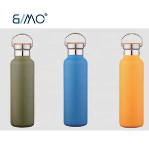 शिखर सम्मेलन पानी की बोतल तांबा कस्टम पानी सुराही चौड़े मुंह वैक्यूम अछूता 18/8 धातु स्टेनलेस स्टील 40oz 64oz 84oz जिम 1000pcs - Product Image 4