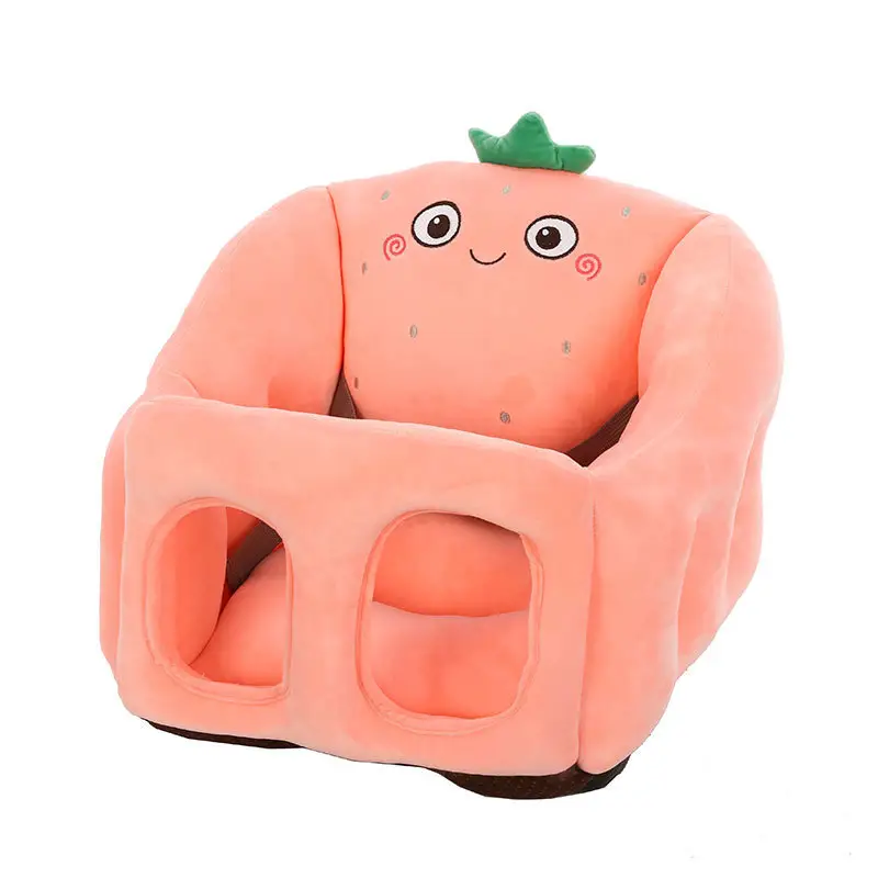 2022 Creative new style 6 months infant dining chair baby plush toy sofa chair baby sofa chair cartoon