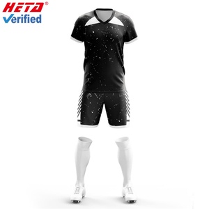 Wholesale Customized Soccer Wear <b>Men</b> FootballJerseys Breathable Shorts Sublimation Soccer Jersey Set Football Uniforms Set - Product Image 2