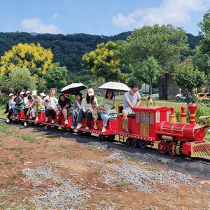 Train électrique miniature pour enfants, train de <span class=keywords><strong>parc</strong></span> d'attractions, manèges de <span class=keywords><strong>parc</strong></span> d'attractions, excellent train électrique sur rail à vendre - Product Image 4