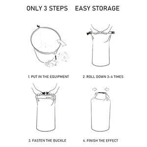 Outdoor Foldable Travel Sport Hiking Ocean Pack Survival Waterproof PVC Sling Storage <b>Bag</b> Floating <b>Dry</b> Sack Swimming Boating - Product Image 4