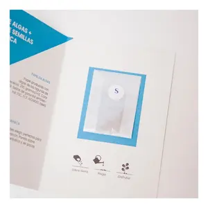 Pieghevole con bustina di semi, gadget ecologici - Product Image 2