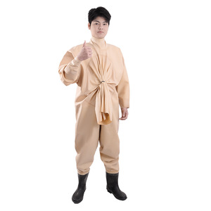 ชุดตกปลาแบบเต็มตัวยี่ห้อ Yilong Yang Family Generals ทำจากยางหนา กันน้ำ ป้องกันความหนาวเย็น และให้ความอบอุ่น - Product Image 5