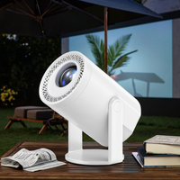 Vidéoprojecteur Mini TURN1 pour Cinéma Maison en Gros, Vidéoprojecteur Intelligent Portable LCD 200ANSI avec BT5.2 Wifi 4K à Courte Portée