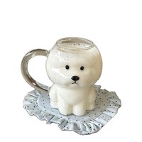 Mug en verre en forme de chiot mignon avec poignée incurvée, en borosilicate transparent haute résistance à la chaleur, pour lait, café, jus, idéal pour la maison, les fêtes, vente en gros