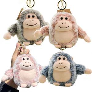 Llavero de cadena de 28 mm con diseño de coche de juguete de peluche personalizable para niños, estilo occidental automotriz - Product Image 5