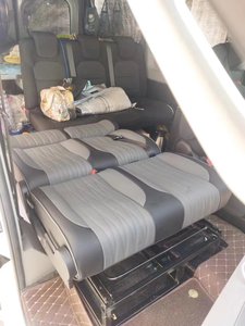 Sofá Cama Plegable Multifuncional de Cuero AutoLiuMa L005H para Autocaravana, Asiento de Lujo Impermeable que se Convierte en Cama para <span class=keywords><strong>Ford</strong></span> <span class=keywords><strong>Transit</strong></span> - Product Image 6