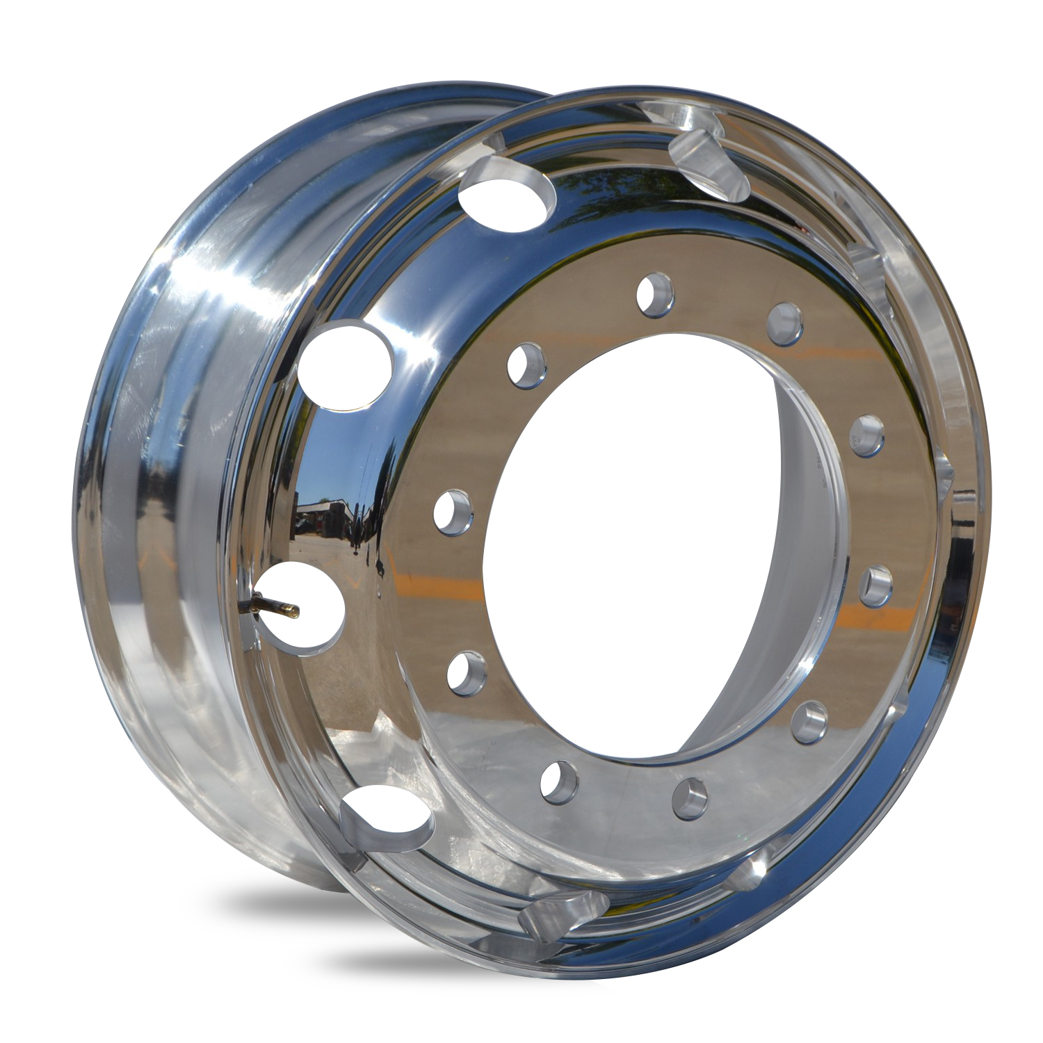 22,5x8,25 алюминиевая Ступица колеса грузовика пилот обработанный и полированный кованый колесо для грузовиков/автобусов