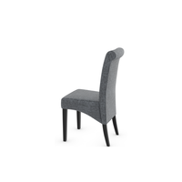 Chaise confortable et robuste avec un assemblage facile, revêtement élégant pour les marchés européens et américains, chaise de salle à manger pour la maison et le commerce